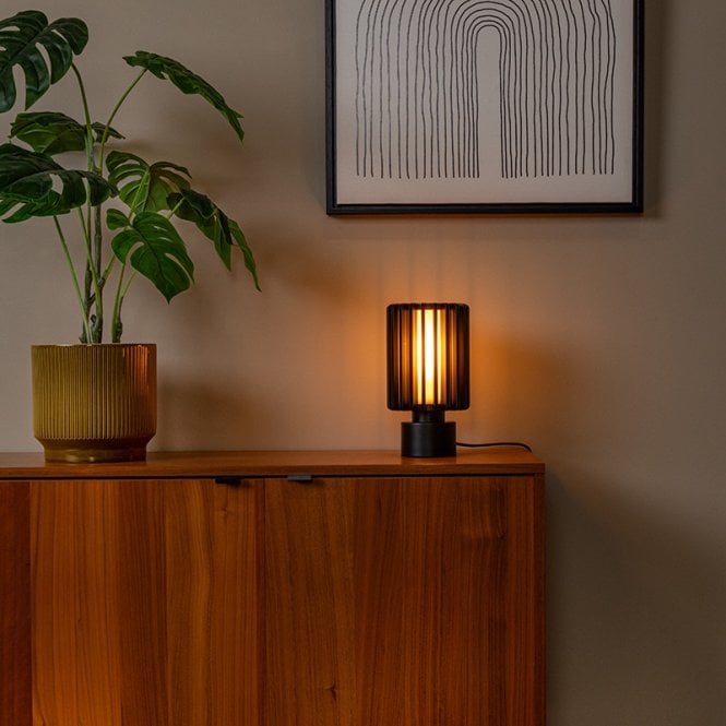 Lucide  Lambres Table Lamp - Black