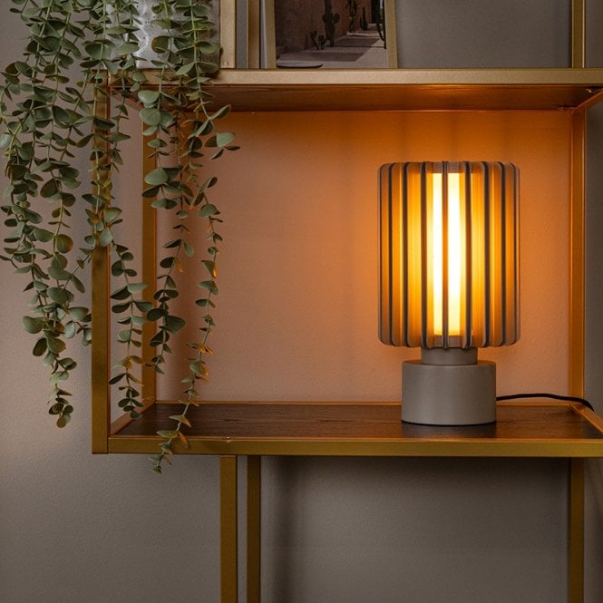 Lucide  Lambres Table Lamp - Taupe