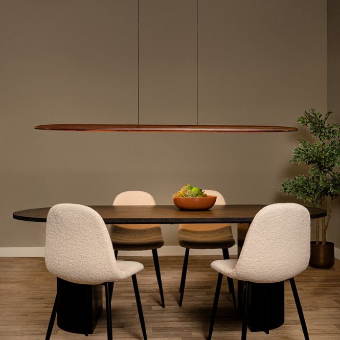 Lucide  Langholt LED Bar Ceiling Pendant Light - Natural