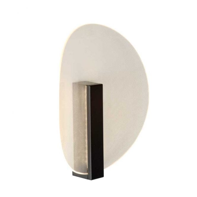Lucide  Laredo Outdoor LED Flush Wall Light In Black Finish With Clear Diffuser