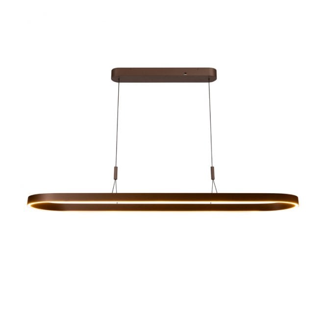Lucide Liane CCT LED Ceiling Pendant Light - Rust - Brown