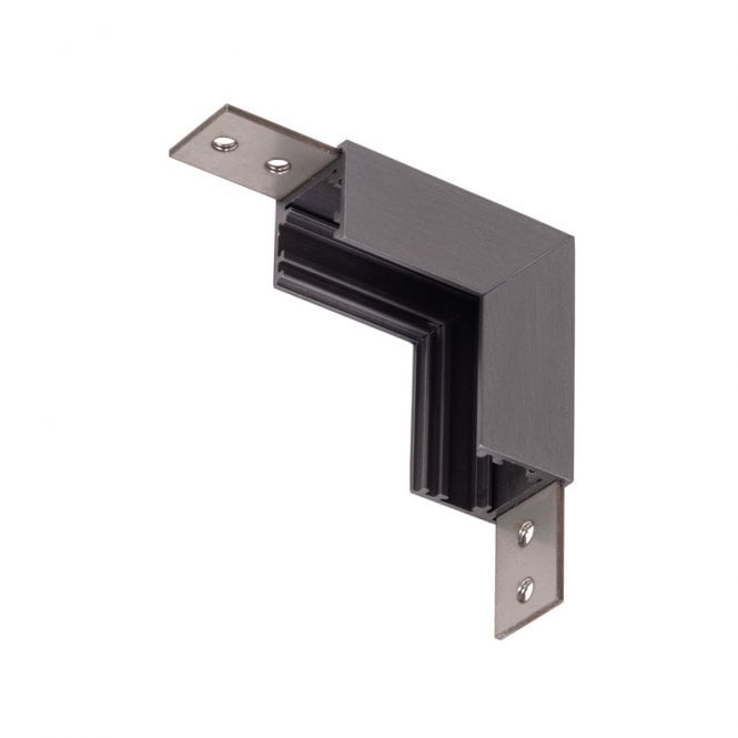 Lucide Linial 1 Circuit Smart Track Corner Connector - Satin Gun Metal