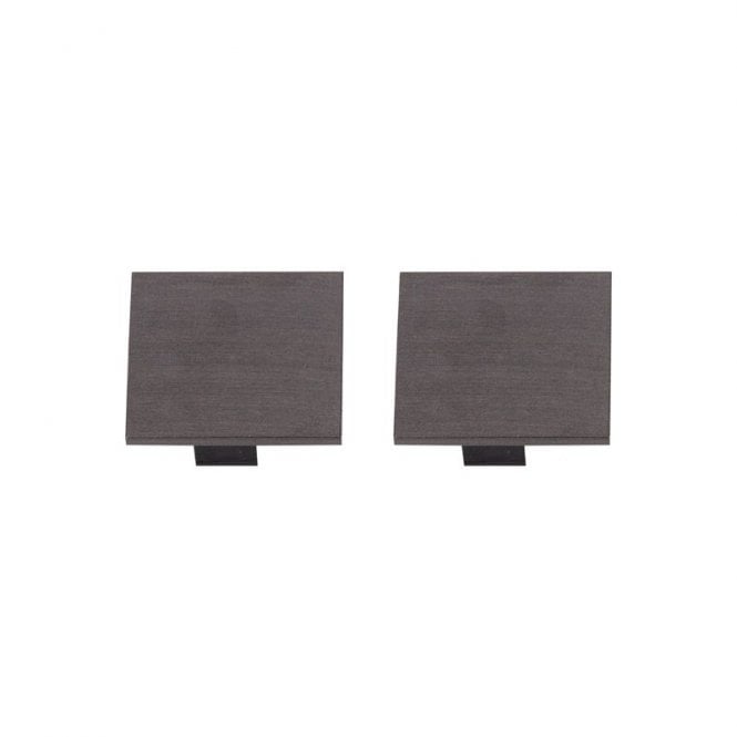 Lucide Linial 1 Circuit Smart Track End Cap - Set of 2 - Satin Gun Metal