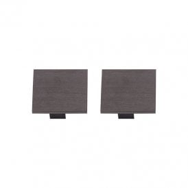 Lucide Linial 1 Circuit Smart Track End Cap - Set of 2 - Satin Gun Metal