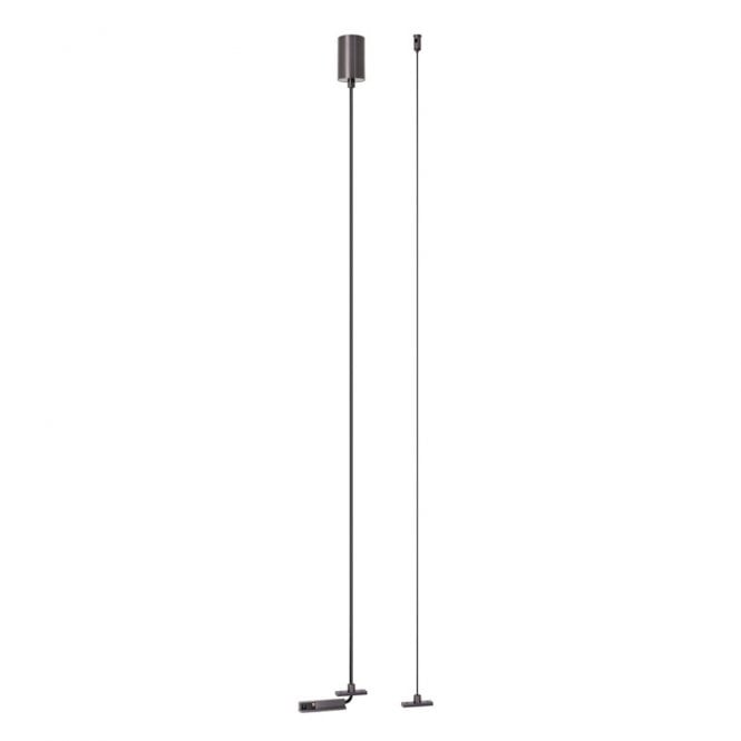Lucide  Linial 1 Circuit Smart Track Pendant Connection for Built-in Driver - Satin Gun Metal