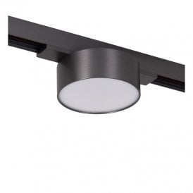 Lucide Linial Fixt 1 Circuit 6W Warm White LED Track Spotlight - Satin Gun Metal