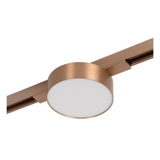 Lucide  Linial Fixt 1 Circuit 8W Warm White LED Track Spotlight - Champagne