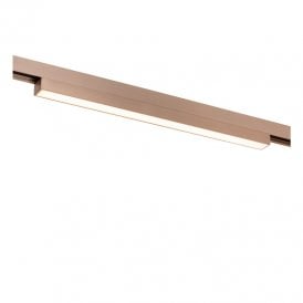 Lucide Linial Glyx 1 Circuit 11W Warm White LED Track Spotlight - Champagne