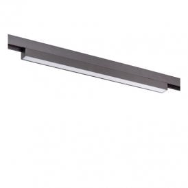 Lucide Linial Glyx 1 Circuit 11W Warm White LED Track Spotlight - Satin Gun Metal