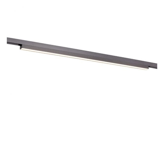 Lucide  Linial Glyx 1 Circuit 20W Warm White LED Track Spotlight - Satin Gun Metal