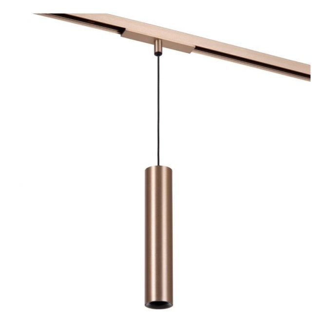 Lucide  Linial Luxus 1 Circuit 8W Warm White LED Track Pendant Light - Champagne