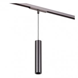 Lucide Linial Luxus 1 Circuit 8W Warm White LED Track Pendant Light - Satin Gun Metal
