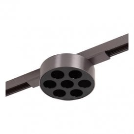 Lucide Linial Xavi 1 Circuit 7W Warm White LED Track Spotlight - Satin Gun Metal