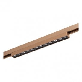 Lucide Linial Xenia 1 Circuit 10W Warm White LED Track Linear Bar Light - Champagne