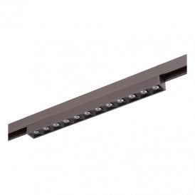 Lucide Linial Xenia 1 Circuit 10W Warm White LED Track Linear Bar Light - Satin Gun Metal