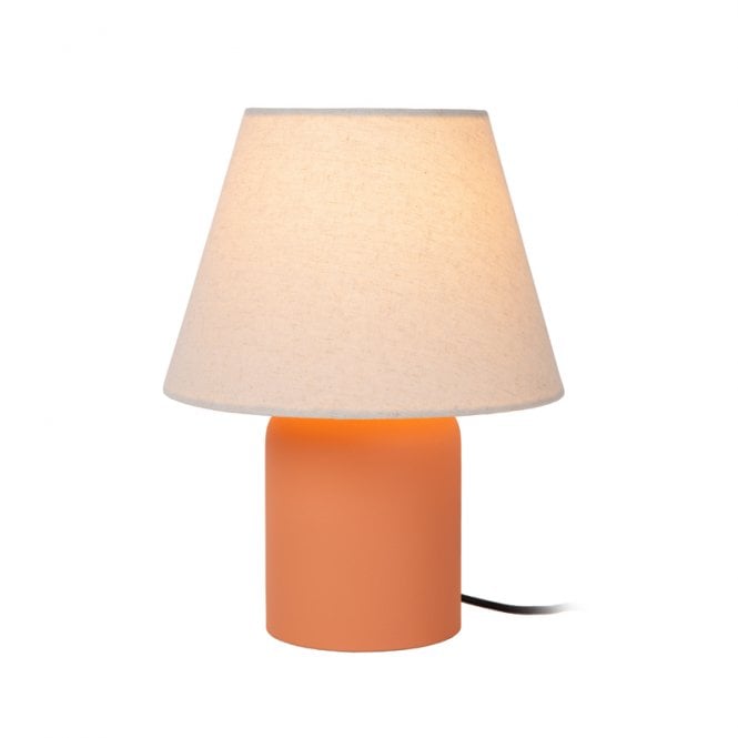 Lucide Macia Ceramic Table Lamp - Terracotta