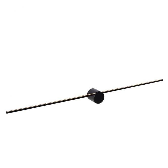 Lucide  Mizar 10W Integrated LED Aluminium Wall Light in Black Finish