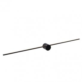 Lucide Mizar 10W Integrated LED Aluminium Wall Light in Black Finish