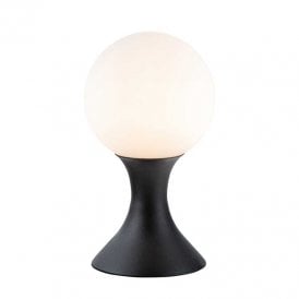 Lucide Moya Single Light Table Lamp In Black Finish