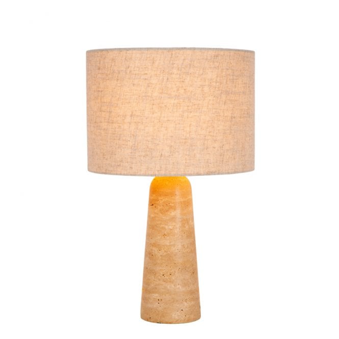 Lucide Nimue Table Lamp - Travertine