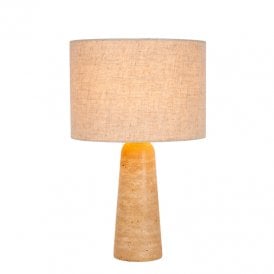 Nimue Table Lamp - Travertine