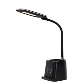 Lucide Penny LED Touch Desk Lamp In Black Finish