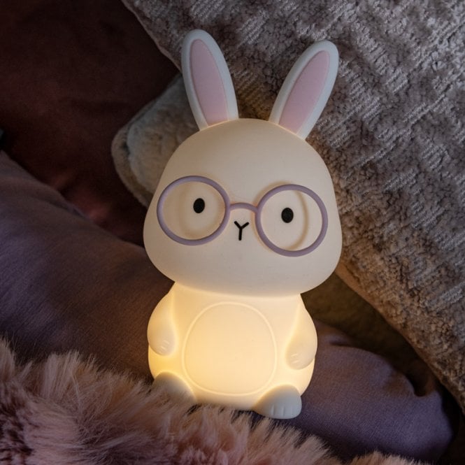 Lucide  Pincha Rabbit USB Rechargeable LED Touch Table Lamp - White