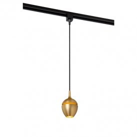 Preston 1 Circuit Track Pendant Light - Matt Gold