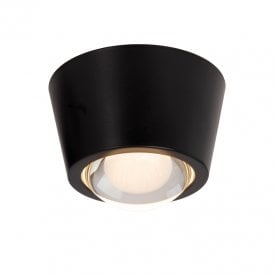 Rigon LED Flush Ceiling Downlight - Black