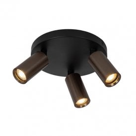Ritmo 3 Light Spotlight Plate - Dark Brown