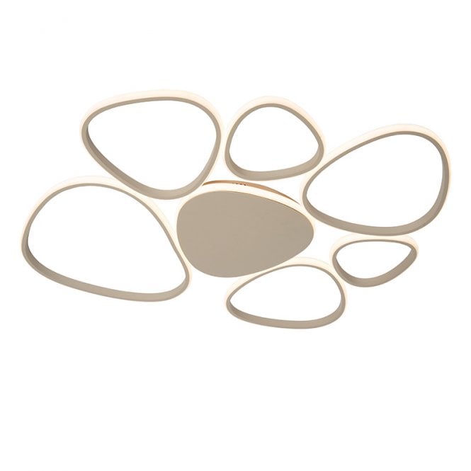 Lucide  Samling 795 LED Flush Ceiling Light - Taupe