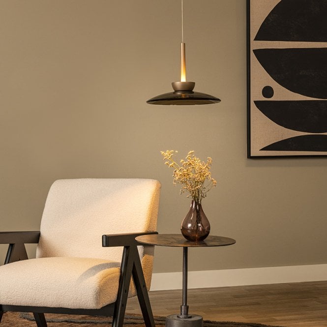 Lucide  Santiago LED Ceiling Pendant Light - Champagne