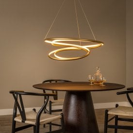 Lucide Sardana LED Ceiling Pendant Light - Gold