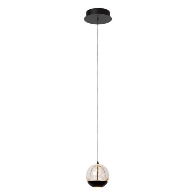 Lucide Sentubal LED Ceiling Pendant In Black Finish