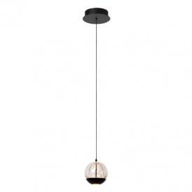 Lucide Sentubal LED Ceiling Pendant In Black Finish