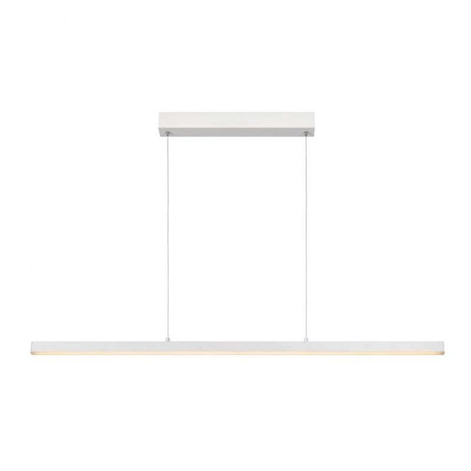 Lucide Sigma 30W LED Single Pendant In White Finish