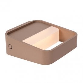 Silvi LED USB Rechargeable Touch Flush Light - Rust Brown