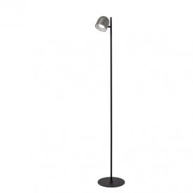 Skanska Rech LED USB Rechargeable Touch Floor Lamp - Iron Grey