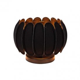 Lucide Spencer Single Light Table Lamp In Black Finish
