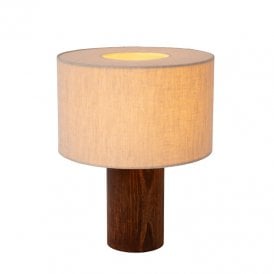 Tachina Single Light Medium Table Lamp - Natural