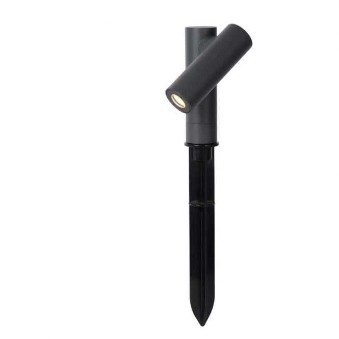 Lucide  Tatum LED Garden Stake Spotlight in Anthracite Finish