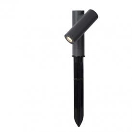 Lucide Tatum LED Garden Stake Spotlight in Anthracite Finish