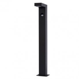 Lucide Texas LED Outdoor Post Light with PIR Sensor In Anthracite Finish