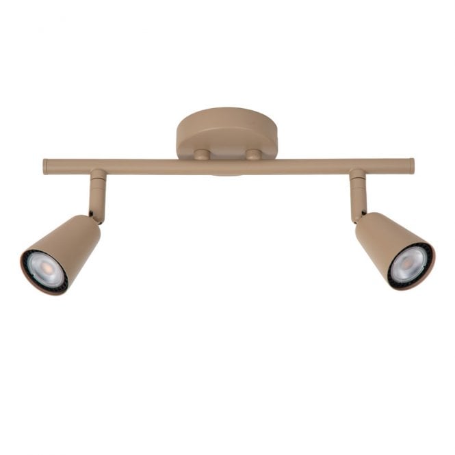 Lucide  Tiana 2 Light Spotlight Bar - Taupe