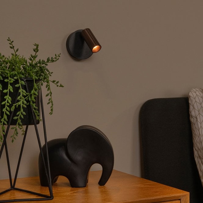 Lucide  Toni USB Rechargeable LED Touch Reading Light - Brown