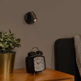 Lucide Toni USB Rechargeable LED Touch Reading Light with Motion Sensor - Brown