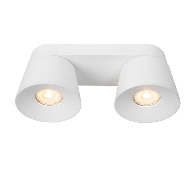 Lucide  Trigono 2 Light Bar Spotlight In White Finish