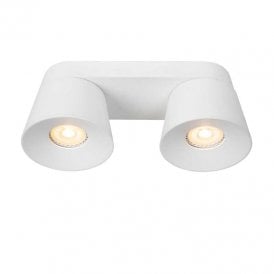 Lucide Trigono 2 Light Bar Spotlight In White Finish