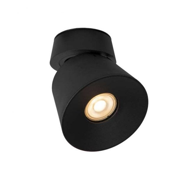 Lucide  Trigono Single Spotlight In Black Finish
