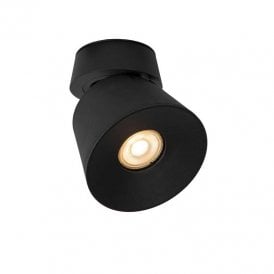 Lucide Trigono Single Spotlight In Black Finish